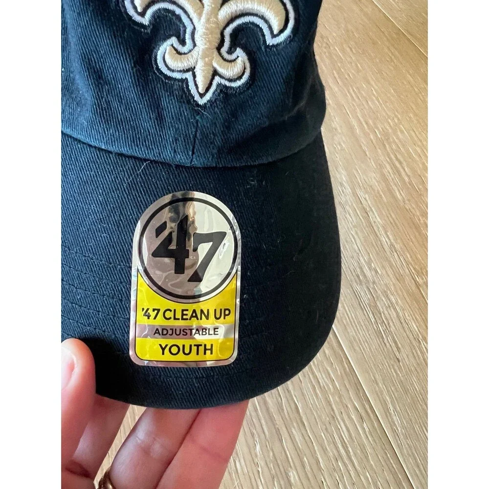 New Orleans Saints ‘47 Clean Up Fleur-de-lis Ball Cap New Youth Size Adjustable